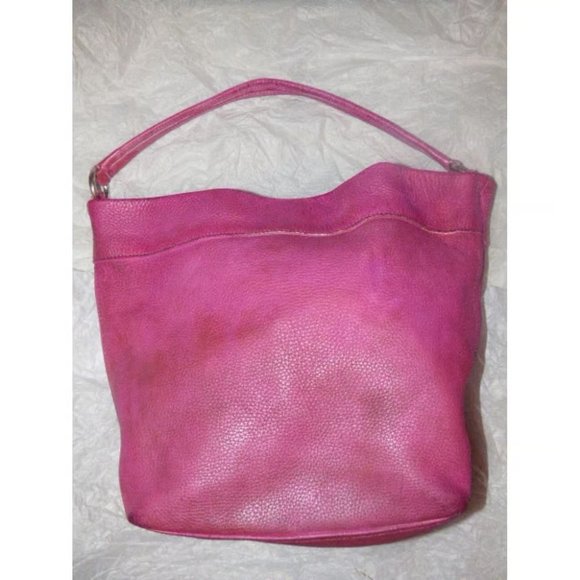 Prada RETRO Hot Pink Leather XL Hobo Satchel Shoulder Bag - Picture 9 of 9